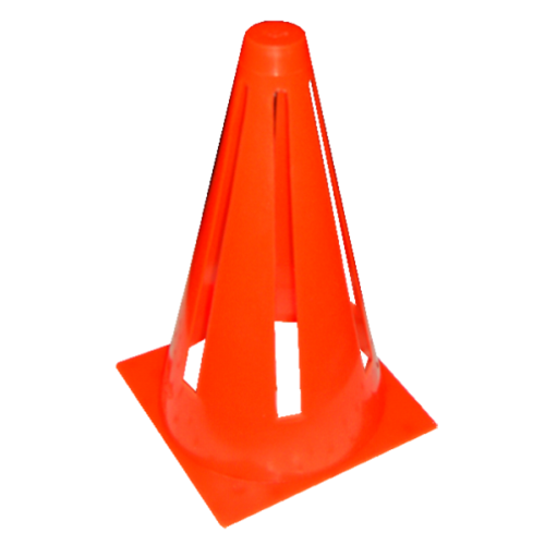 Cono de Entrenamiento Ventilado ADX 23 cm - Diseño Aerodinámico (Naranja)