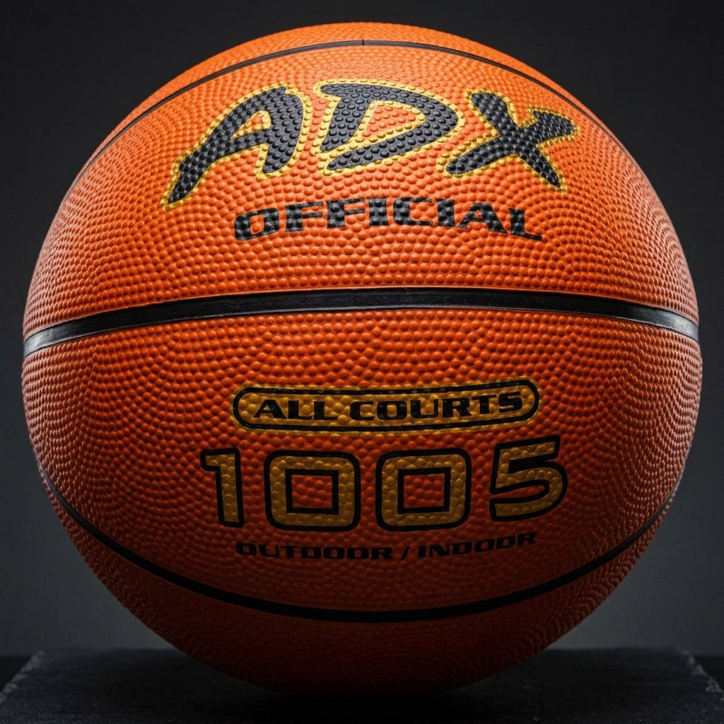 Balón de Básquetbol ADX 1005 Hule - Talla 5 (Uso Rudo / All Courts)