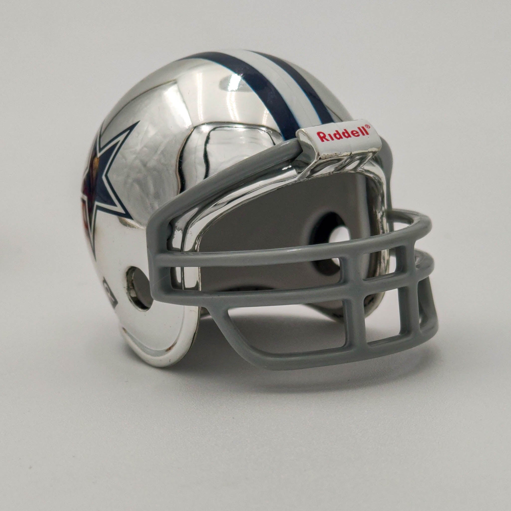 Casco Miniatura Riddell Pocket Chrome – Dallas Cowboys