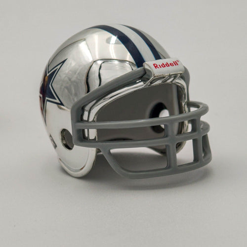 Casco Miniatura Riddell Pocket Chrome – Dallas Cowboys