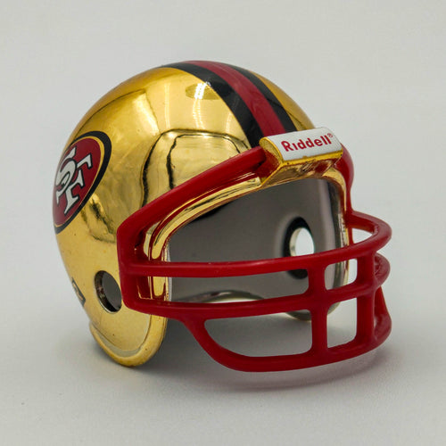 Casco Miniatura Riddell Pocket Chrome – San Francisco 49ers