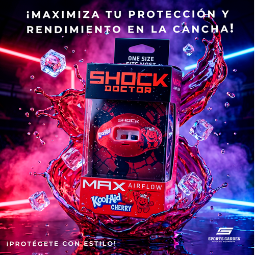 Shock Doctor Max AirFlow Kool-Aid – Protector Bucal Deportivo