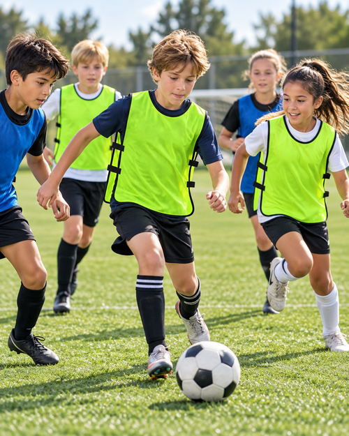 Casaca Deportiva de Entrenamiento Juvenil Ajustable – Verde Neón