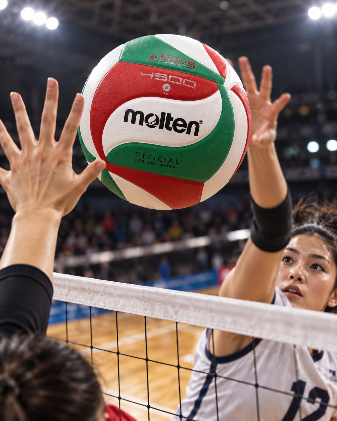 Balón de Voleibol Molten V5M4500 #5 Tricolor – Entrenamiento y Competencia